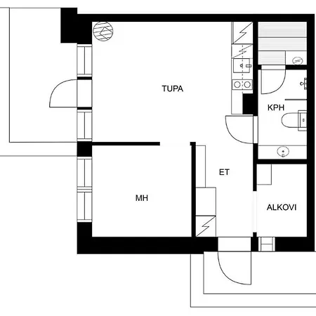 公寓 Nova A2 Ski-in Ski-out By Aavalevi *